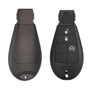 Chrysler Jeep Dodge Fobik Remote Key Shell 3 Buttons Without Panic