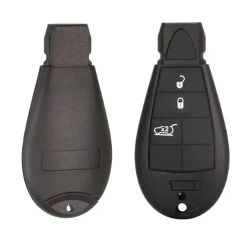 Chrysler Jeep Dodge Fobik Remote Key Shell 3 Buttons Without Panic