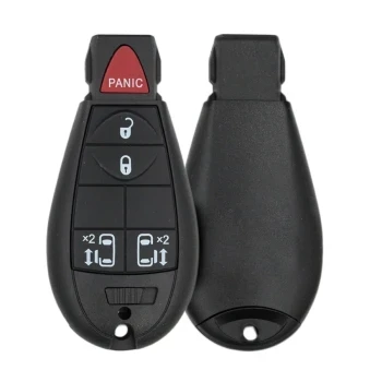 Chrysler Dodge Jeep 2007-2014 Fobik Uzaktan Anahtar Kabı 5 Düğmeli Kayar Kapılı...