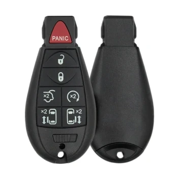 Chrysler Dodge Jeep 2007-2014 Fobik Uzaktan Anahtar Kabuğu 7 Düğme Satış Sonrası...