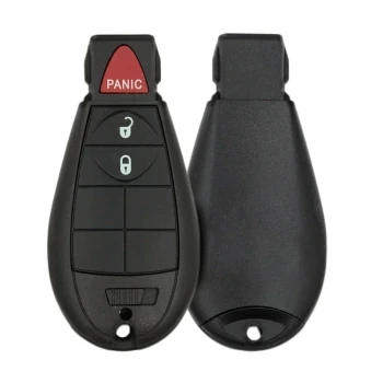 Chrysler Dodge Jeep 2008-2015 Fobik Remote Shell 3 Düğme Satış Sonrası Marka...