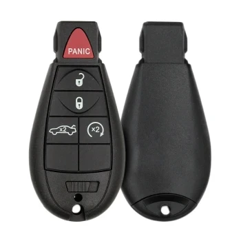 Chrysler Dodge Jeep 2010-2015 Fobik Uzaktan Anahtar Kabuğu 5 Düğme Satış Sonrası...