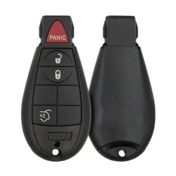 Chrysler Dodge Jeep 2012-2016 Fobik Uzaktan Anahtar Kabuğu 4 Düğme Satış Sonrası...