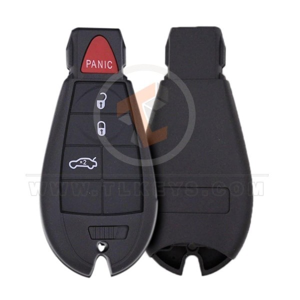 Chrysler Dodge Jeep 2017-2020 Fobik Remote Shell 4 Düğme Satış Sonrası Marka...