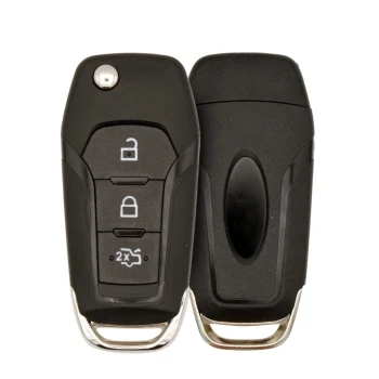 Ford Flip Remote Key Shell 3 Buttons Aftermarket Brand
