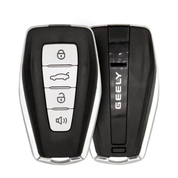 Geely 2024 Smart Proximity Remote Key Shell 4 Buttons Aftermarket