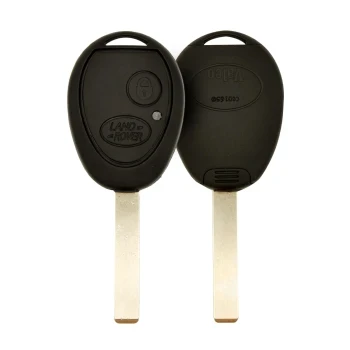 Coque de clé télécommande Land Rover, 2 boutons, marque de rechange