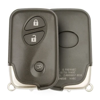 Lexus 2007-2010 Smart Key Remote Shell 3 Buttons SUV Trunk Aftermarket