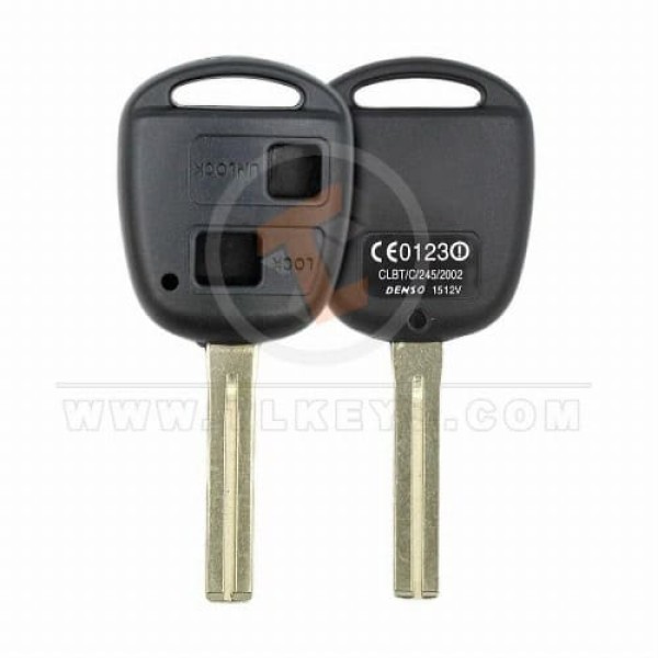 Lexus 2006-2011 Kafa Anahtarı Uzaktan Kabuk 2 Düğme TOY48 Kısa Bıçak