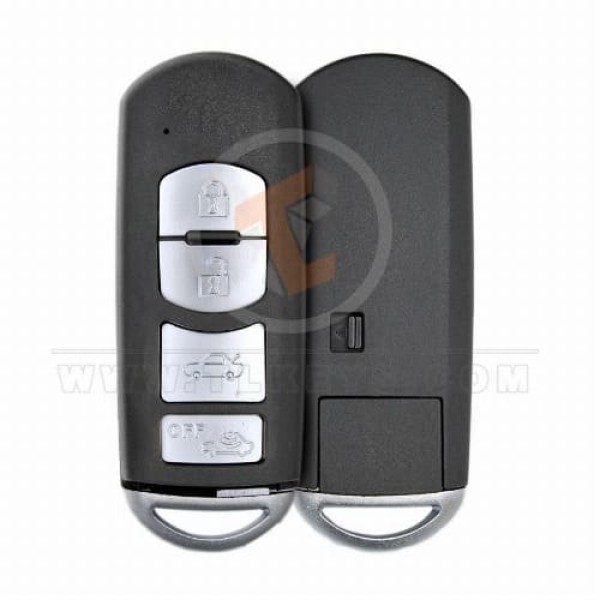 Mazda 2008-2020 Akıllı Anahtar Uzaktan Kabuk 4 düğme Satış Sonrası Marka...