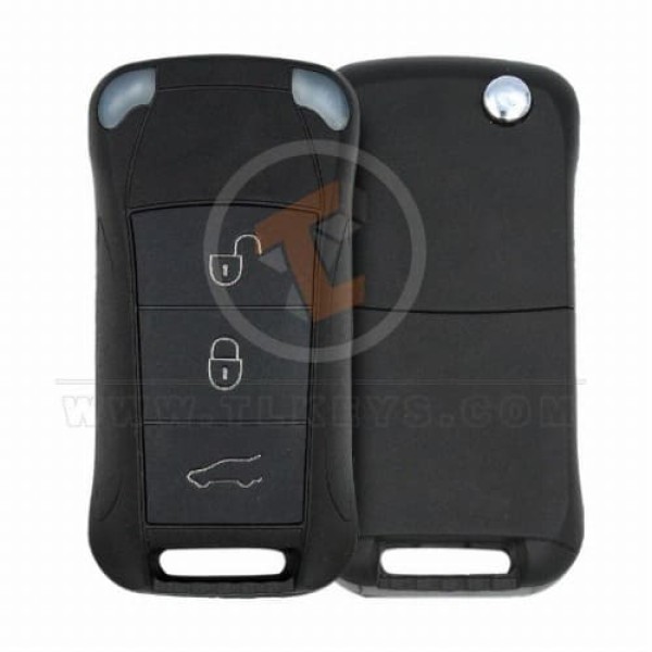Porsche Cayenne 2006-2011 Çevirme Anahtarı Uzaktan Kumanda Kabuğu 3 Düğme...