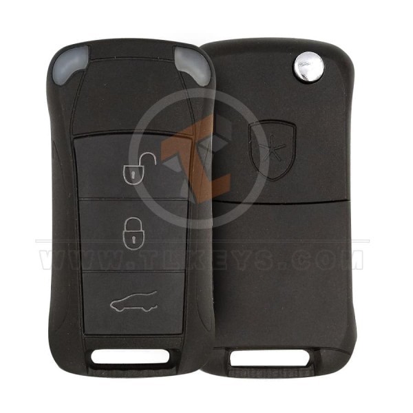 Porsche Cayenne 2006-2011 Çevirme Anahtarı Uzaktan Kumanda Kabuğu 3 + 1 Düğme Sa...