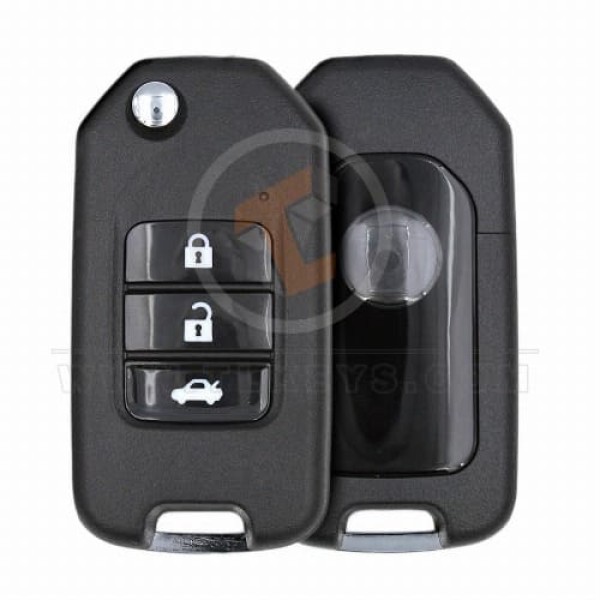 KeyDiy KD Çevirme Anahtarı Uzaktan 3 Düğme Honda Tip B10-3