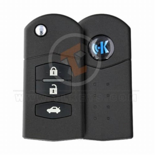 KeyDiy KD Çevirme Anahtarı Uzaktan 3 Düğme Mazda Tip B14-3
