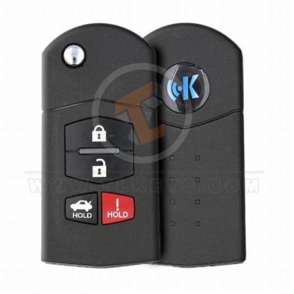 KeyDiy KD Çevirme Anahtarı Uzaktan 4 Düğme Mazda Tip -3+1