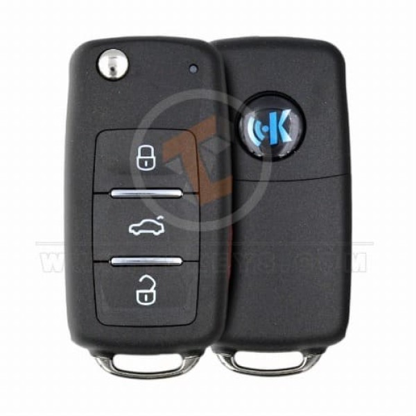 KeyDiy KD Çevirme Anahtarı Uzaktan 4 Düğme Volkswagen Tip -3+1