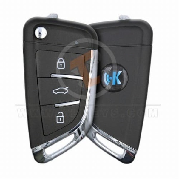Keydiy Flip Uzaktan kumanda anahtarı 3 düğme BMW tipi
