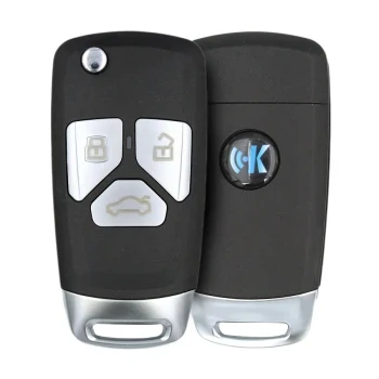 KeyDiy KD Çevirme Anahtarı Uzaktan 3 Düğmeler Evrensel PCF Audi Tipi -3...