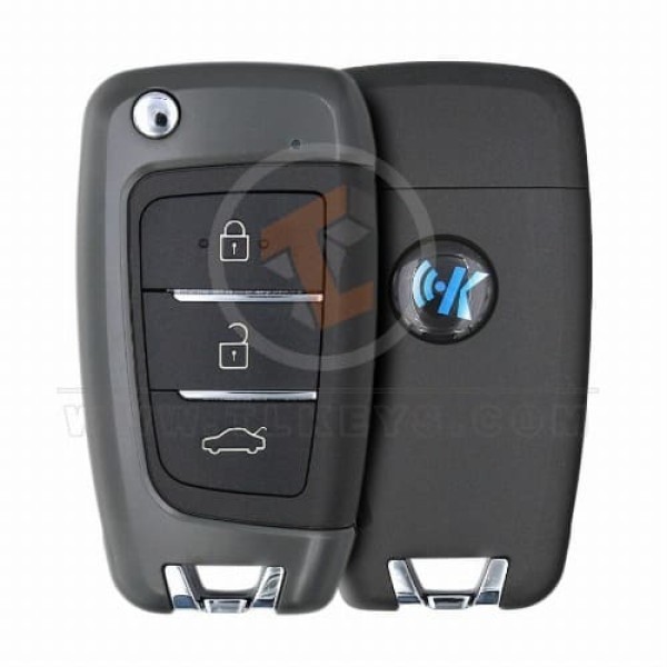 KeyDiy KD Çevirme Anahtarı Uzaktan 3 Düğmeler Evrensel PCF Hyundai Tipi...