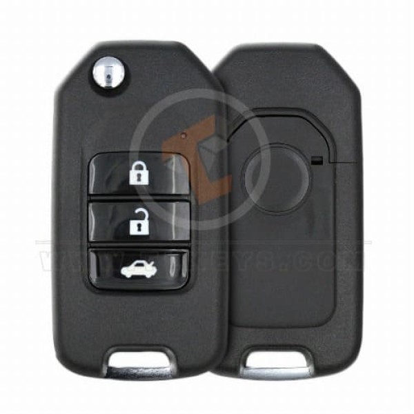 KeyDiy KD Çevirme Anahtarı Uzaktan 3 Düğmeler Evrensel PCF Honda Tipi -3...