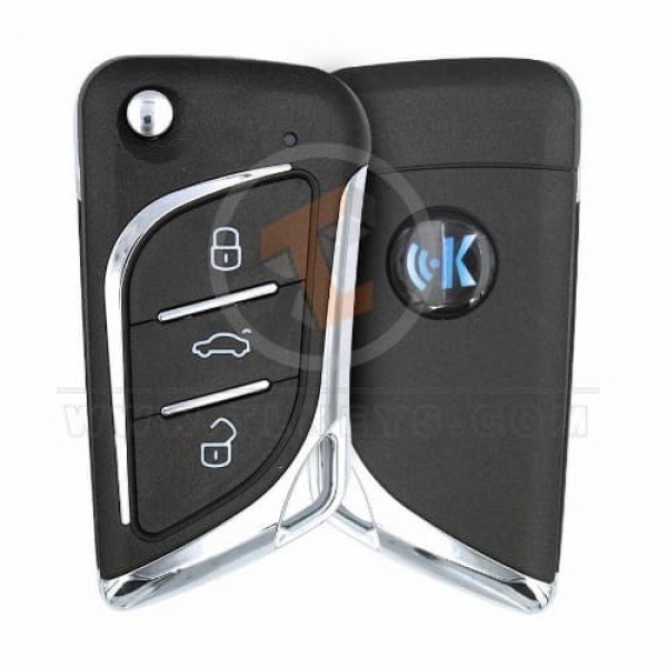 Keydiy KD Çevirme Anahtarı Uzaktan 3 Düğme Lexus Type