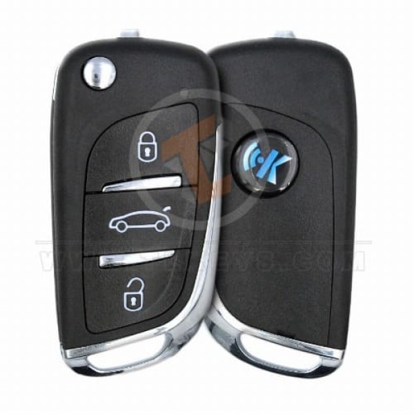 Keydiy KD Çevirme Anahtarı Uzaktan 3 Düğme Evrensel PCF PSA Tipi