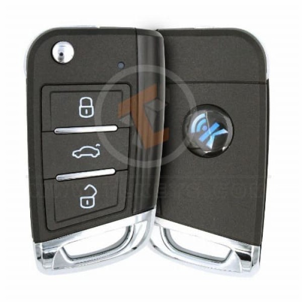 Keydiy KD Evrensel Çevirme Anahtarı Uzaktan 3 Düğme Volkswagen MQB Tip