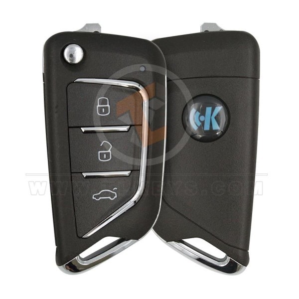 KeyDiy KD Çevirme Anahtarı Uzaktan Kumanda Evrensel Tip -3 için 3 Düğme...