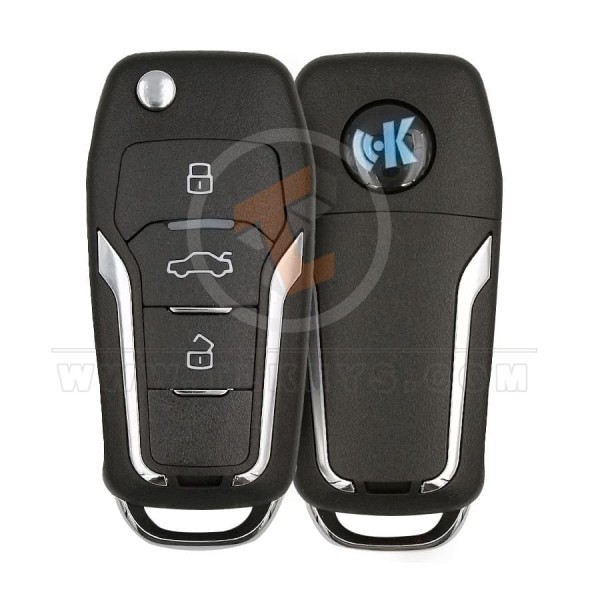 KeyDiy KD Evrensel Çevirme Anahtarı Uzaktan 3 Düğme Ford Tipi -3 için