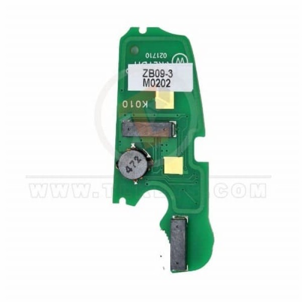 Keydiy لأودي نوع ZB09 اللوحة الذكية مفتاح بعيد 3 أزرار فقط ثنائي الفينيل متعدد الكلور