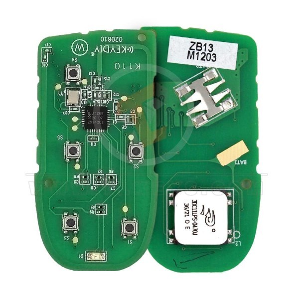لوحة المفاتيح الذكية العالمية KeyDiy KD 5 أزرار لمازيراتي من النوع ZB13