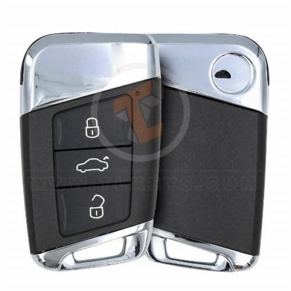 KeyDiy KD Evrensel Akıllı Anahtar Uzaktan 3 Düğme Volkswagen Tip