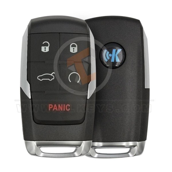 Keydiy KD Evrensel Akıllı Anahtar Uzaktan Dodge Tipi ZB18 için 4 + 1 Düğme...