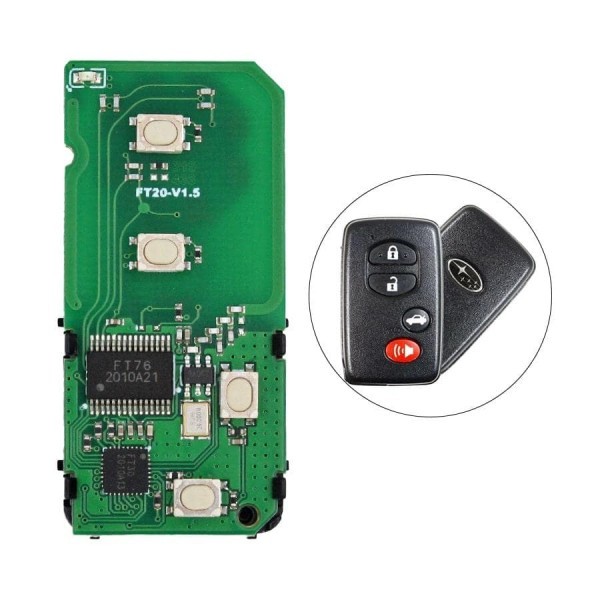 Lonsdor Subaru 2013-2015 Placa inteligente chave remota 4 botões 314,12 MHz
