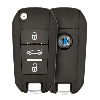 Keydiy kd b47 flip -клавиша удаленные 3 кнопки для типа Peugeot