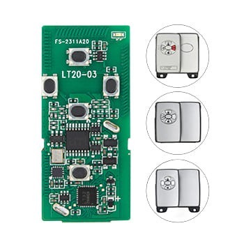 Lonsdor LT20-03 Placa PCB remota inteligente universal 5 botones para Toyota