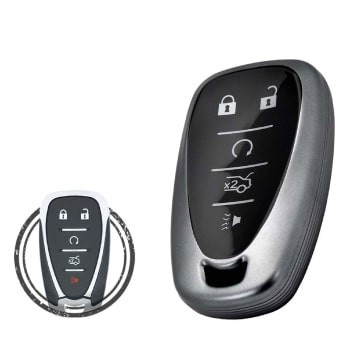 Chevrolet Camaro Cruze Malibu Akıllı Anahtar Uzaktan Kumanda için TPU Anahtar Ka...