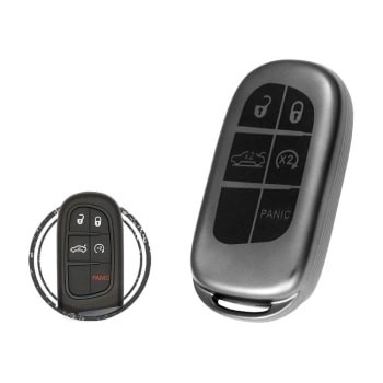 TPU Key Fob Cover Case For Jeep Dodge Chrysler Smart Key Remote