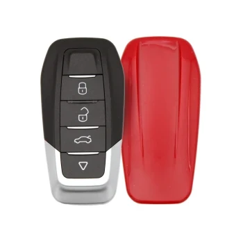 Xhorse XKFEF4EN Universal Wired Key Remote Control 4 Buttons Red Back