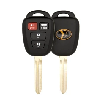 Xhorse XKTO06EN Clé télécommande universelle 3+1 boutons style Toyota