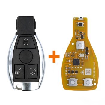 Xhorse Mercedes BGA Chrome Дистанционный ключ 3 кнопки