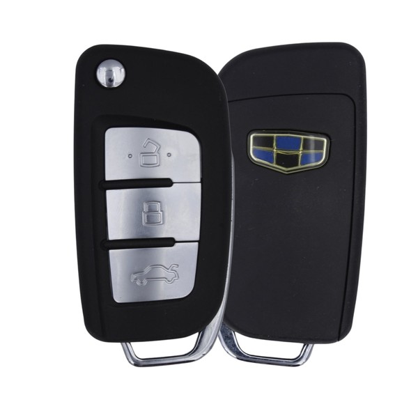 Original Geely Flip Remote Key 434MHz 3 Buttons ID46 HITAG2 PCF7936