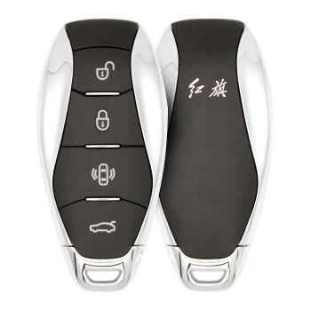 Original Smart Proximity Remote Key For HONGQI H5 4 Buttons 433MHz