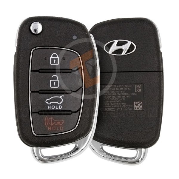 Genuine Hyundai Santa Fe 2015 2019 Flip Key Remote