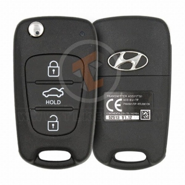 Genuine Hyundai Azera Grandeur 2006 2012 Flip Key Remote P/N: 95430-3L600