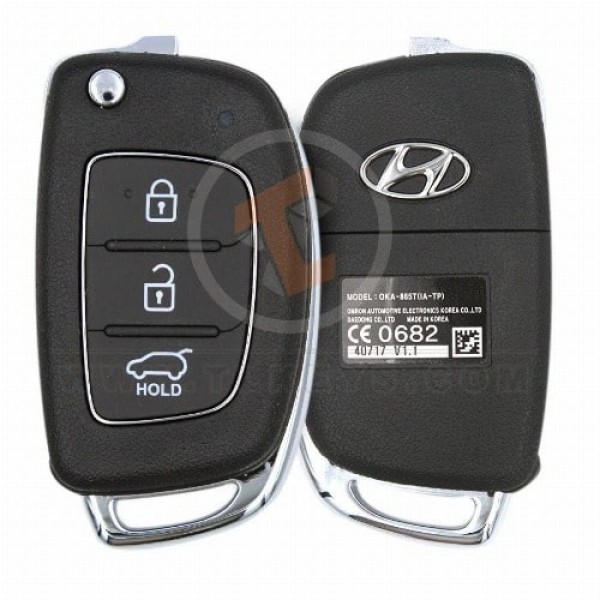 Telecomando con chiave flip originale Hyundai i10 i20 2013 2018