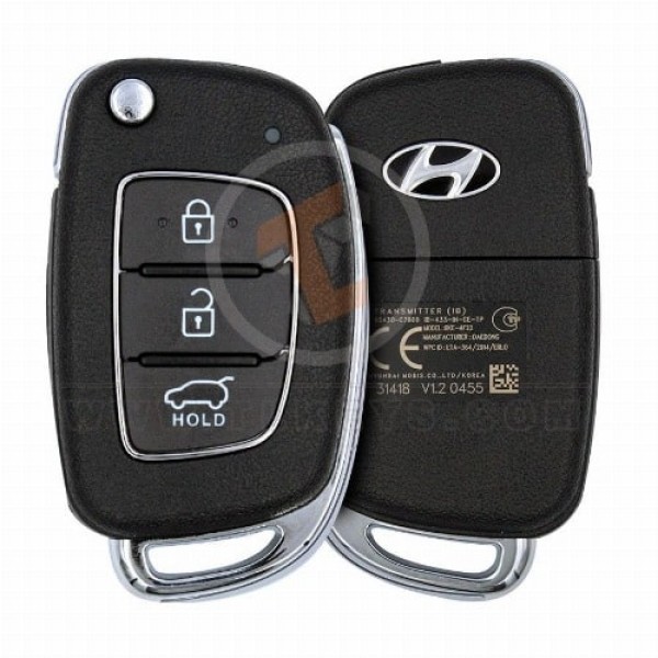 Genuine Hyundai i20 2014 2018 Flip Key Remote 433MHz