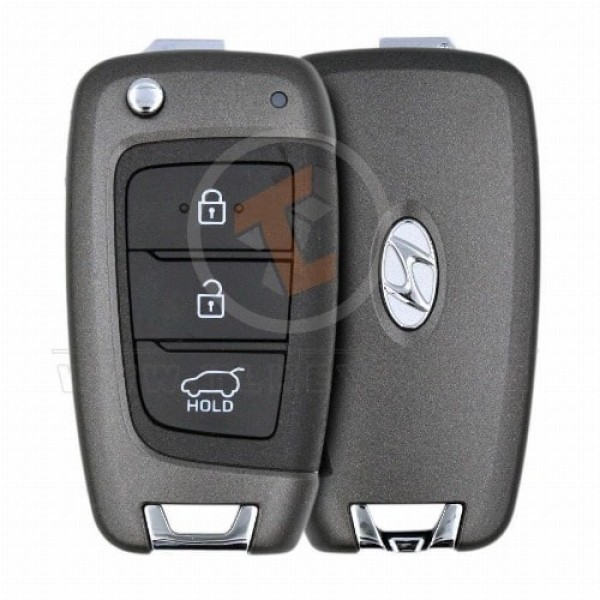 Telecomando con chiave flip originale Hyundai I30 2016 2020 433 MHz