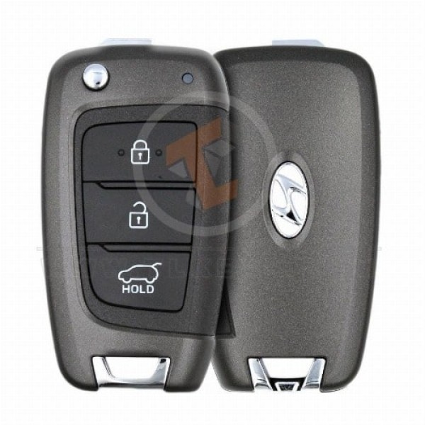 Genuine Hyundai Santa Fe 2018 2020 Flip Key Remote 433MHz 3 Buttons