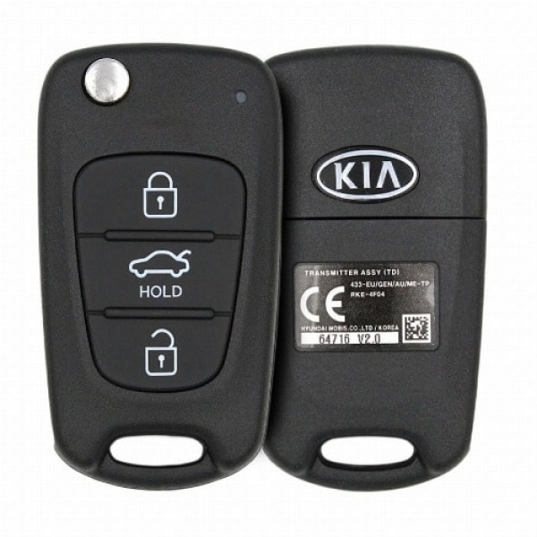 Orijinal Kia Forte Cerato 2010 Çevirme Anahtarı Uzaktan Kumanda 433MHz